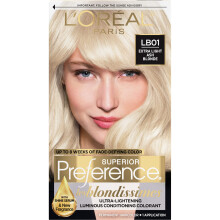 L'Oreal Superior Preference Les Blondissimes - LB01 Extra Light Ash Blonde 1 Each (Pack of 4)