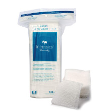 INTRINSICS 401423 Med-Esthetic 100% pamut, nagy, 12 rtegu gz, 4""""x 4"""" - 200 darab