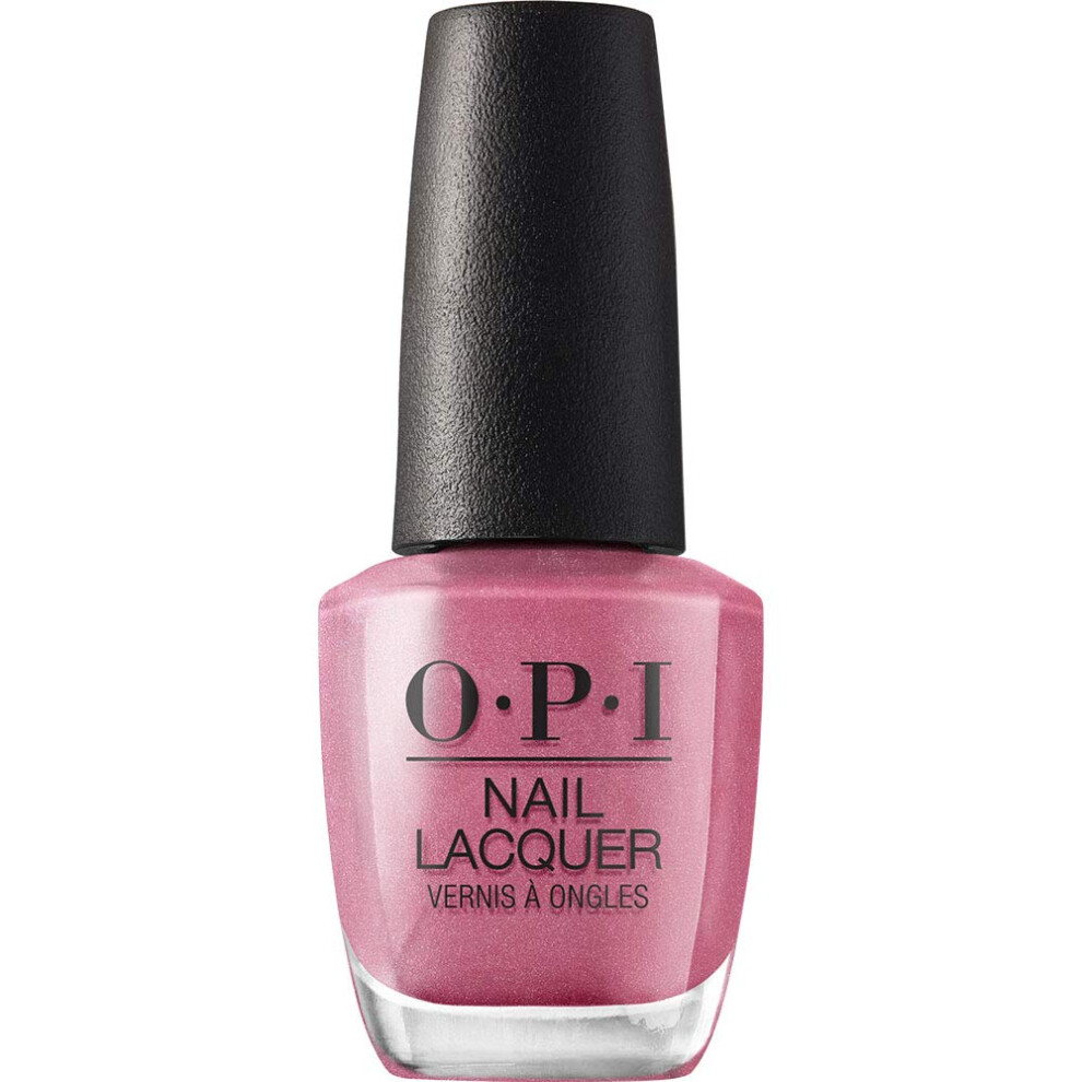 OPI Nail Lacquer  Not So Bora-Bora-ing Pink  Pink Nail Polish  0.5 fl oz