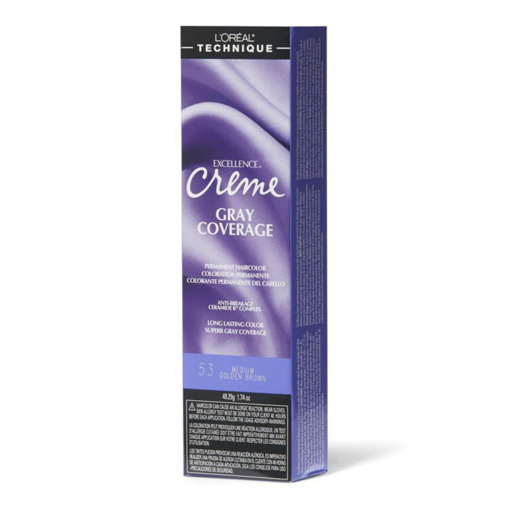 LâOrã©Al Technique Brown Loreal Excel Creme Color #5.3 Medium Golden 1.74Oz (2 Pack)