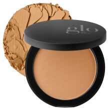 Glo Skin Beauty Pressed Base Powder Foundation Makeup (Tawny Light) - Flawless Coverage for a Radiant Natural Second-Skin Finish