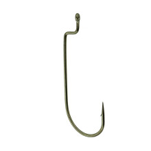 Gamakatsu Offset Worm Bronze 2/0 6-balenie