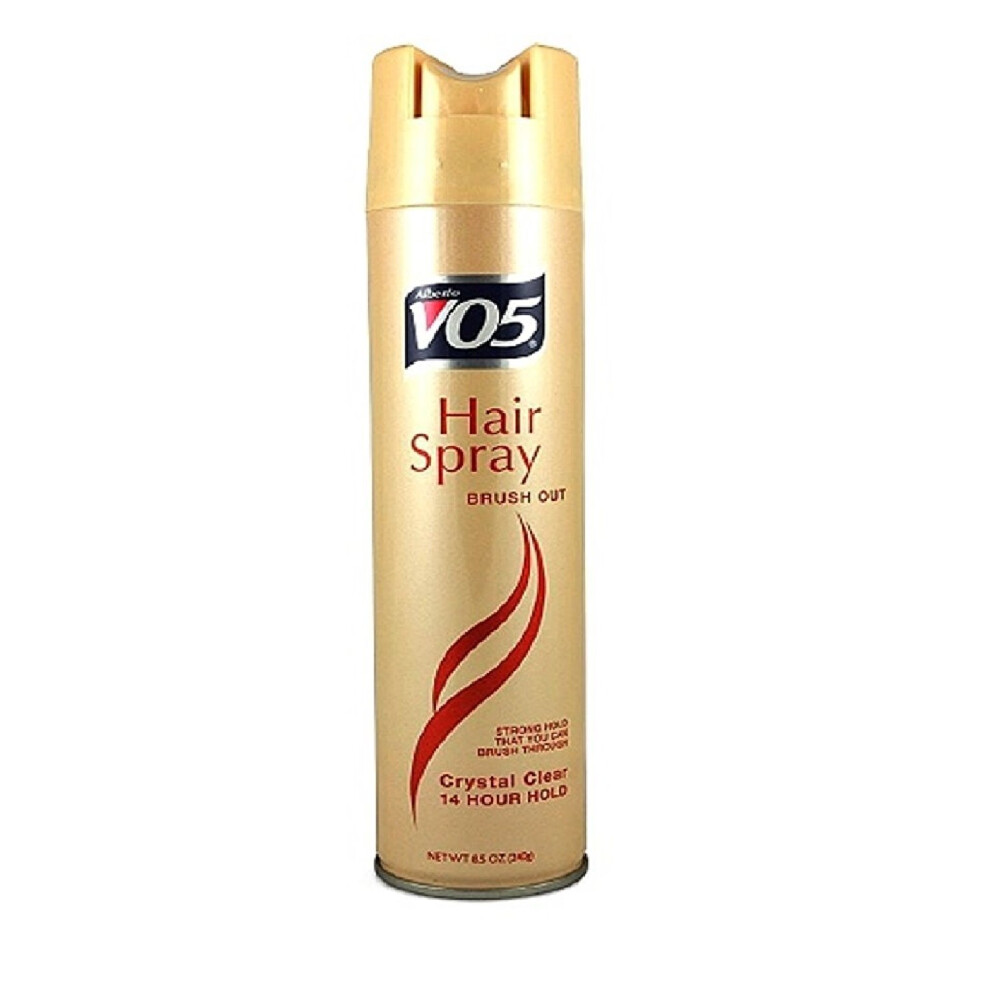 VO5 Alberto Vo5 Crystal Clear Brush Out Extra Hold Hair Spray  8.5 Ounce