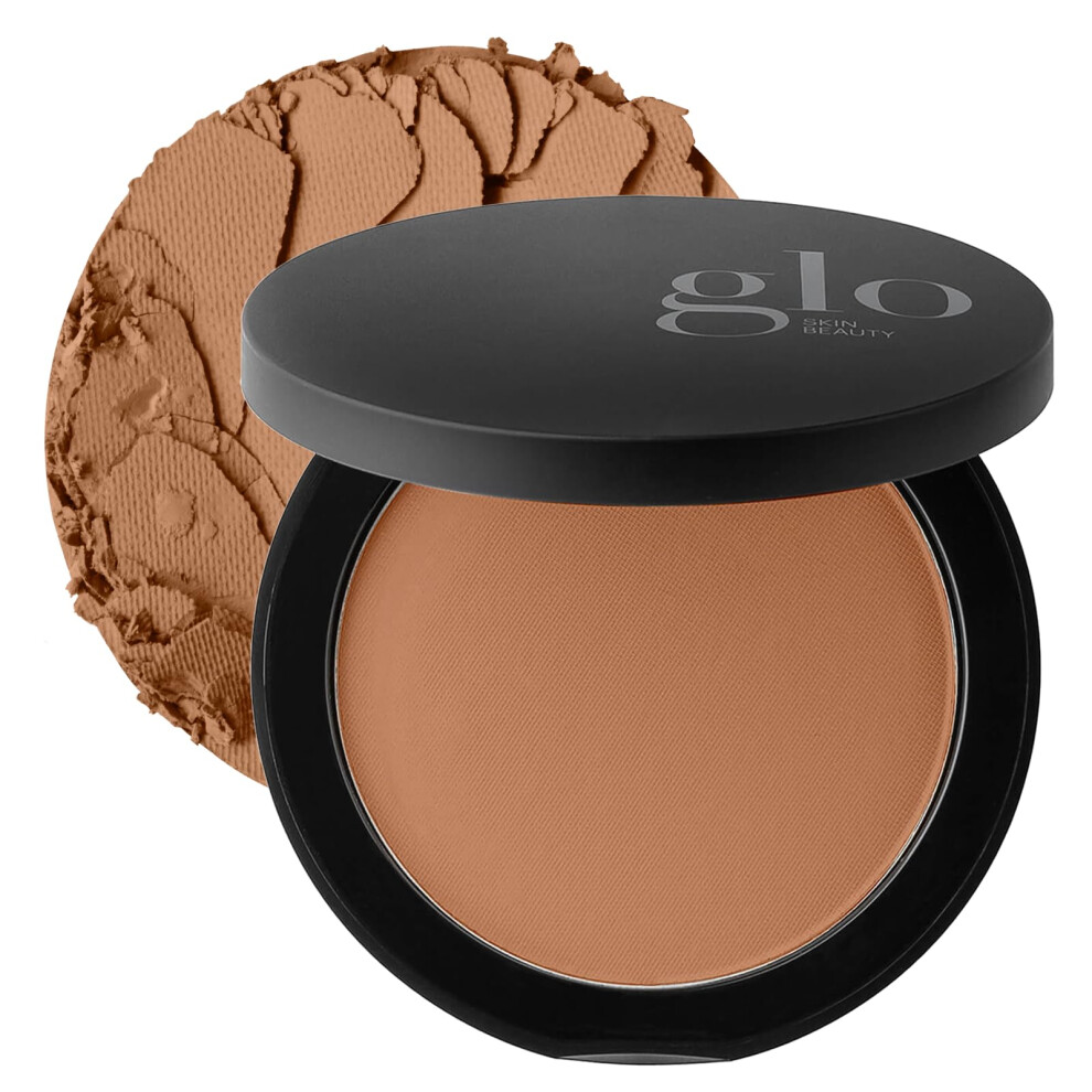 Glo Skin Beauty Pressed Base Powder Foundation Makeup (Tawny Medium) - Flawless Coverage For A Radiant Natural Second-Skin Finish