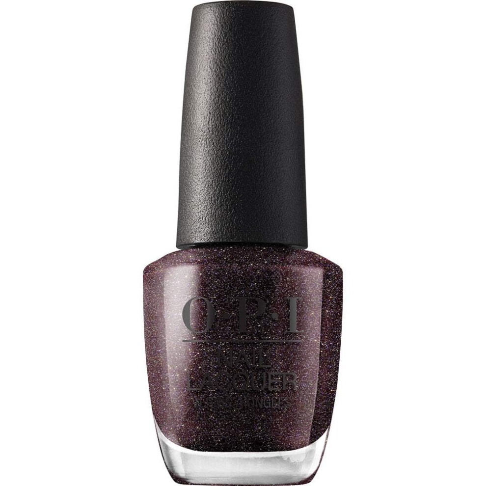 OPI Nail Lacquer  My Private Jet  Black Nail Polish  0.5 fl oz