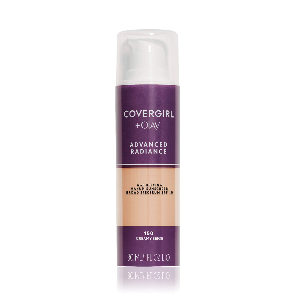 COVERGIRL Advanced Radiance Age Defying Foundation Makeup Creamy Beige 1 oz