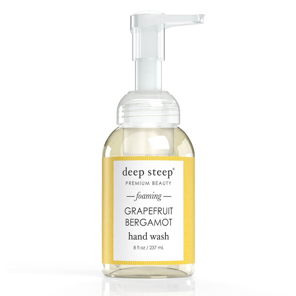 Savon moussant pour les mains Deep Steep 8 oz (pamplemousse bergamote)