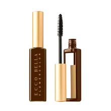 Ecco Bella FlowerColor Vegan Mascara Marrone - Formula Biologica a Lunga Durata per Occhi Sensibili - Mascara Completamente Naturale e Resistente