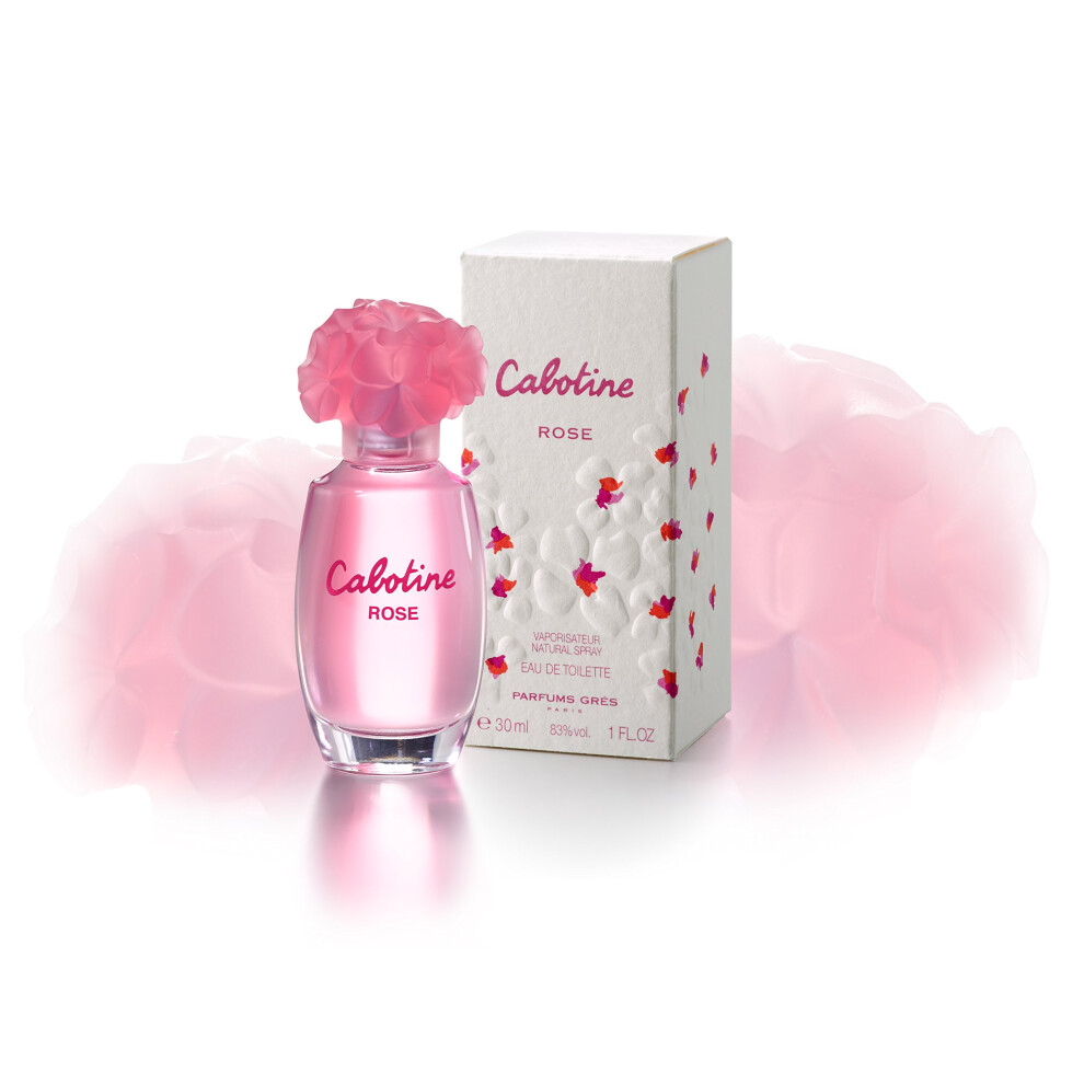 Cabotine Rose By Parfums Gres For Women. Eau De Toilette Spray 1.0 Oz