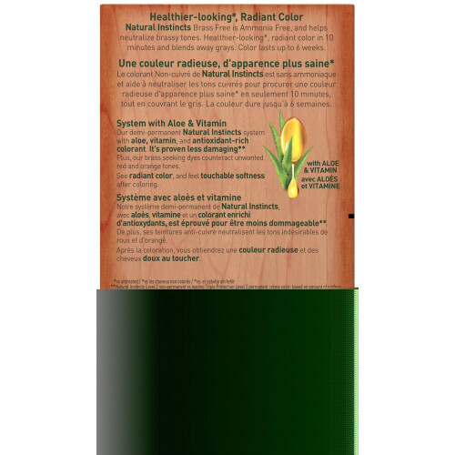 Clairol Natural Instincts, 6C, Castanho Claro Sem Brass 1