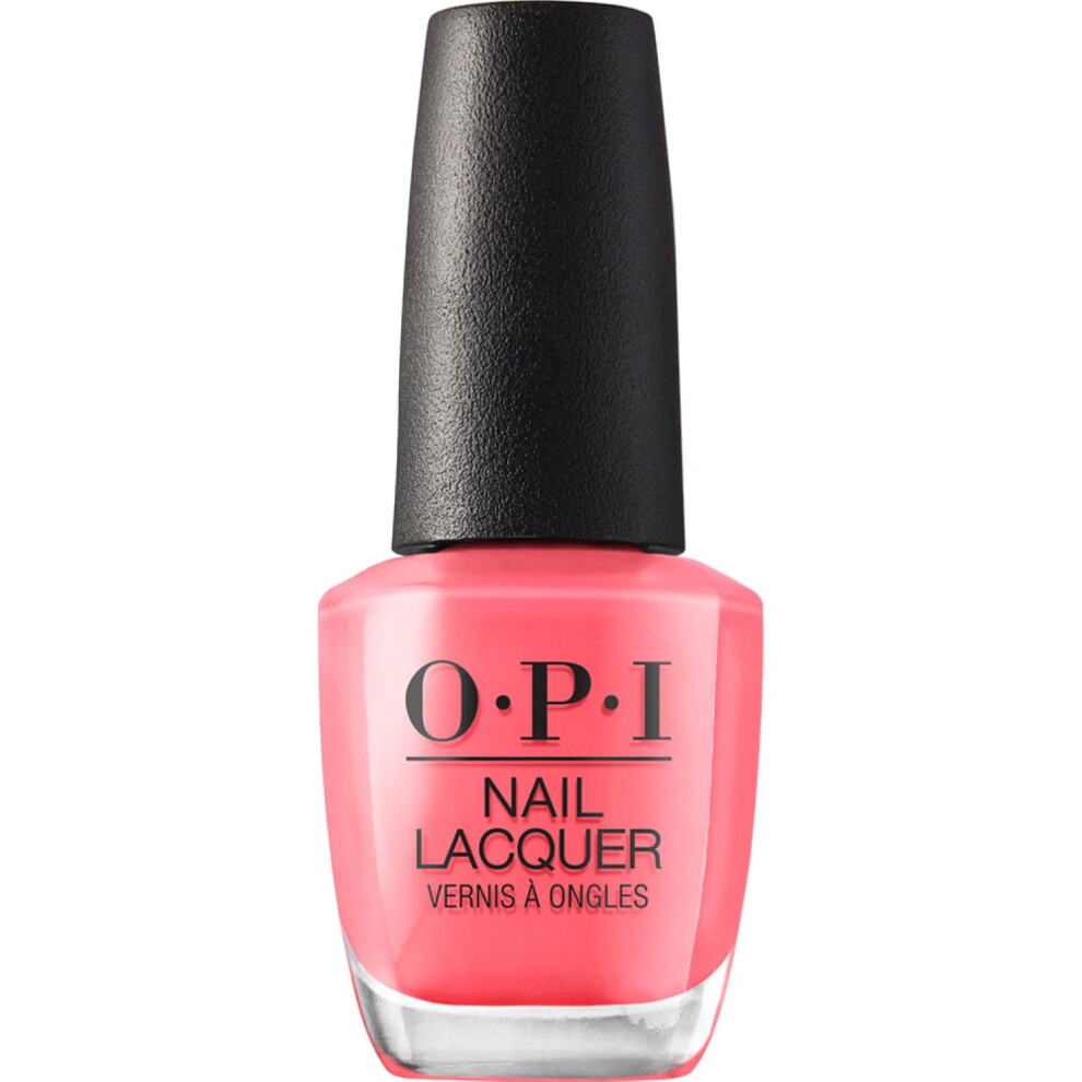OPI Nail Lacquer  ElePhantastic Pink  Pink Nail Polish  0.5 fl oz