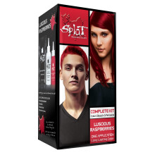 Splat Frambuesas frambuesas kit de tinte para el cabello semi permanente con blanqueador 1 La aplicacin incluye xido de color de cabello rojo y
