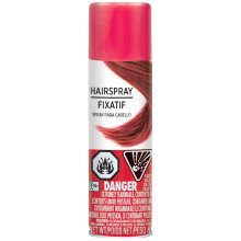 Hypoallergenes rotes Haarspray     3 oz.     Perfektes Partyzubeh  r, 1 Stk.