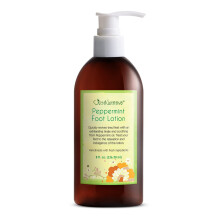 Just Nutritive Pfefferminz-Fulotion | Beste wohltuende Linderung fr mde Fe | Die Fe kribbeln, wenn das therische Pfefferminzl tief eindringt
