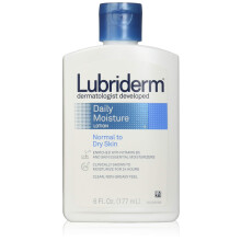 Lubriderm Daily Moisturizer Lotion pro normln a suchou pokoku bez vune 6 uncovch lahvicek (balen po 6 ks)
