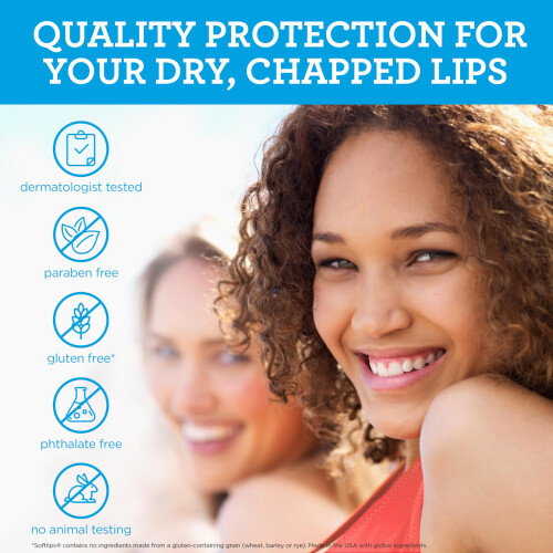 Softlips Lip Protectant/Sunscreen SPF 20, Value Pack, Vanilla 2 Each (Pack of 4) 1
