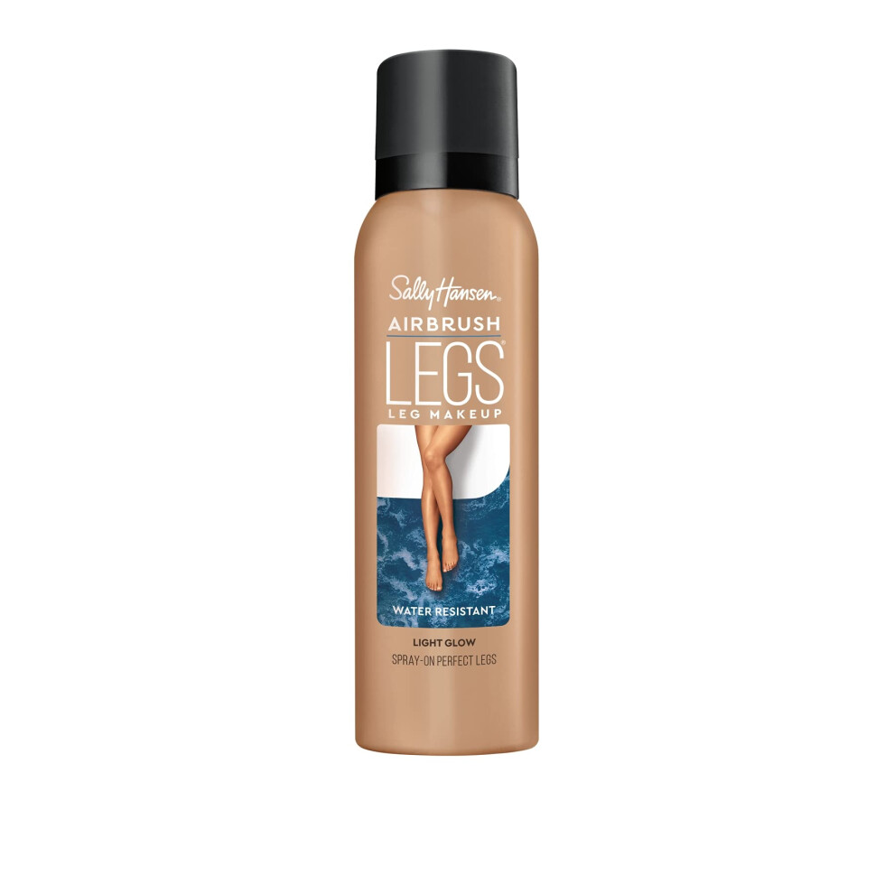 Sally Hansen Airbrush Legs  Leg Spray-On Makeup  Light Glow  Easy Application  Flawless Looking Legs  Water Resistant  Transfer Proof