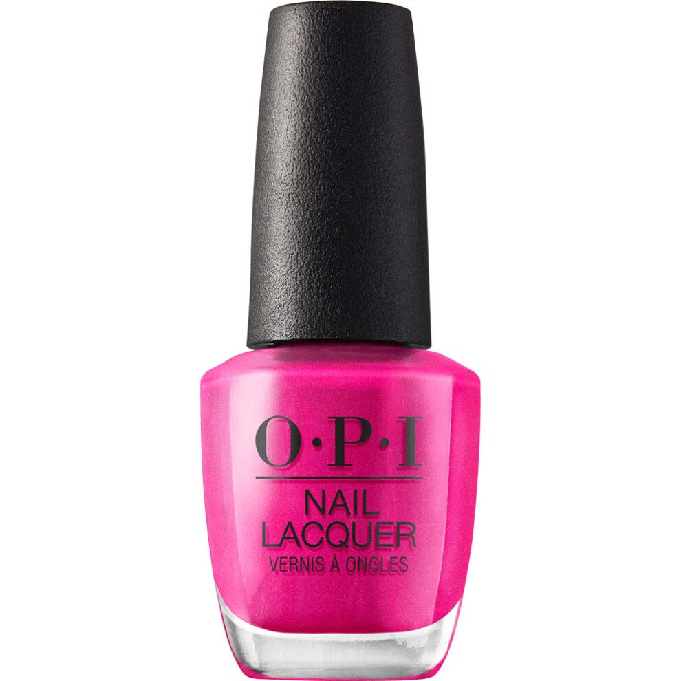 OPI Nail Lacquer  La Paz-itively Hot  Pink Nail Polish  0.5 fl oz