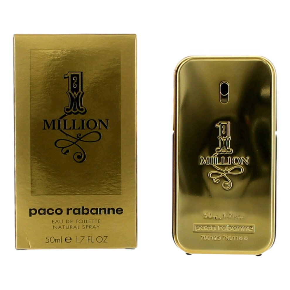 1 Million by Paco Rabanne  1.7 oz Eau De Toilette Spray for Men