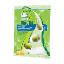 Maska GroHealthy Milk Protein & Olive Oil Deep Conditioning Mask Posiluje, opravuje, zastavuje lmn a podporuje rust pro hebk, zdrav a upraviteln
