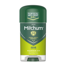 Mitchum Clear Gel Antitranspirant & Deodorant voor Mannen, Mountain Air - 3.4 oz