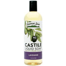 Vermont Castilla Soap Lavendel blid flydende s?be til f?lsom hud og naturlig kropsvask ?kologisk h?rshampoo til fedtet h?r Aloe Castilla s?be til