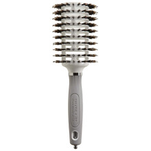 Brosse cheveux Olivia Garden en c ramique et ionique Turbo Vent (ionique et 100 % poils de sanglier) CITV-COGD (Grande 3 1/4"")