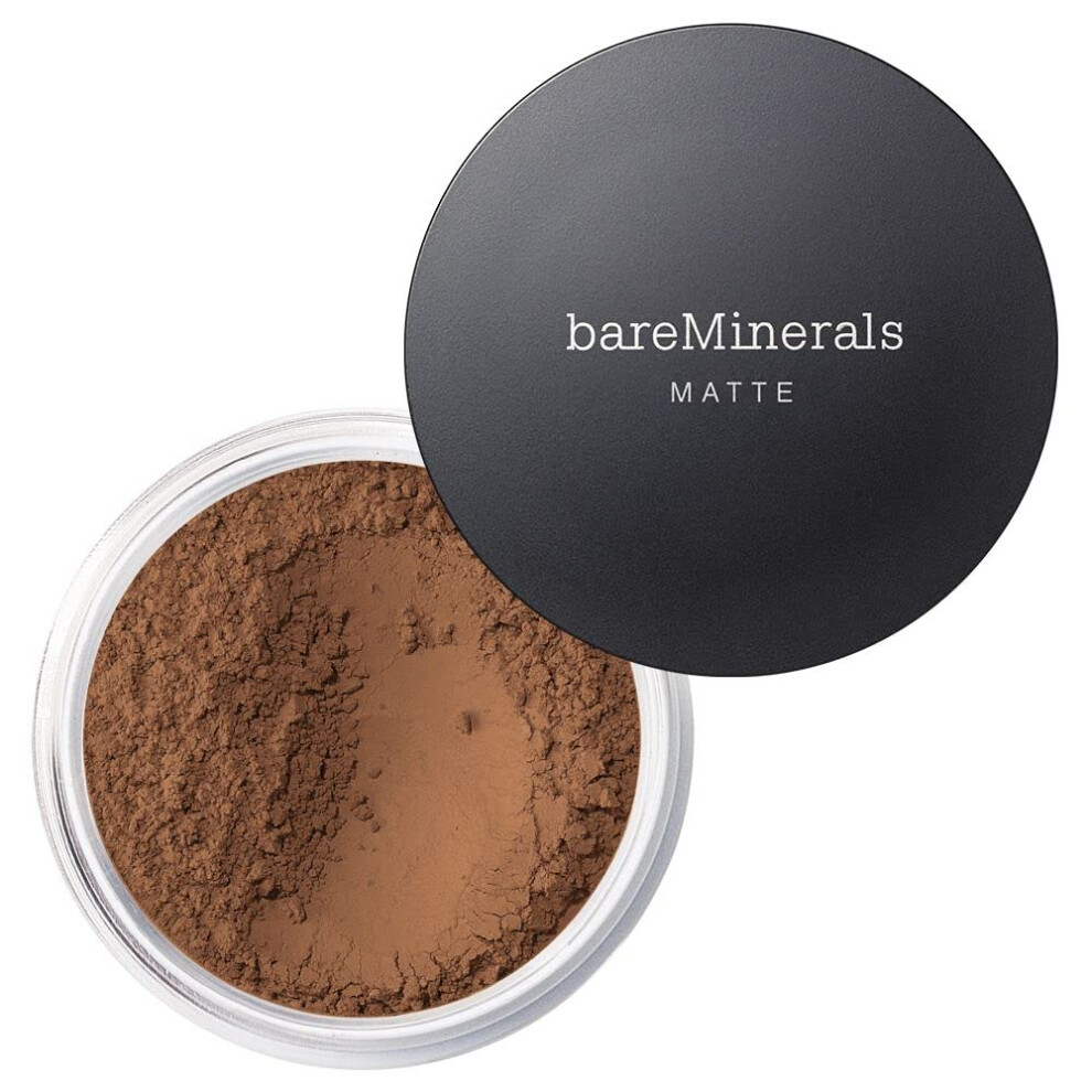 bareMinerals Original Matte Loose Mineral Foundation SPF 15  Powder Foundation Makeup  Buildable Coverage  Reduces Shine  Talc Free Foundation  Vegan