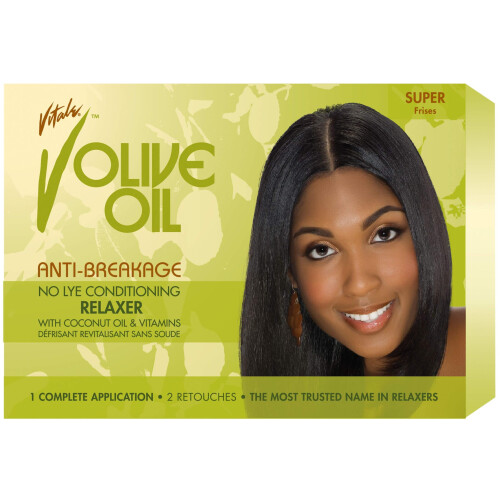 Vitale Olive Oil Relaxer Kit Super Green