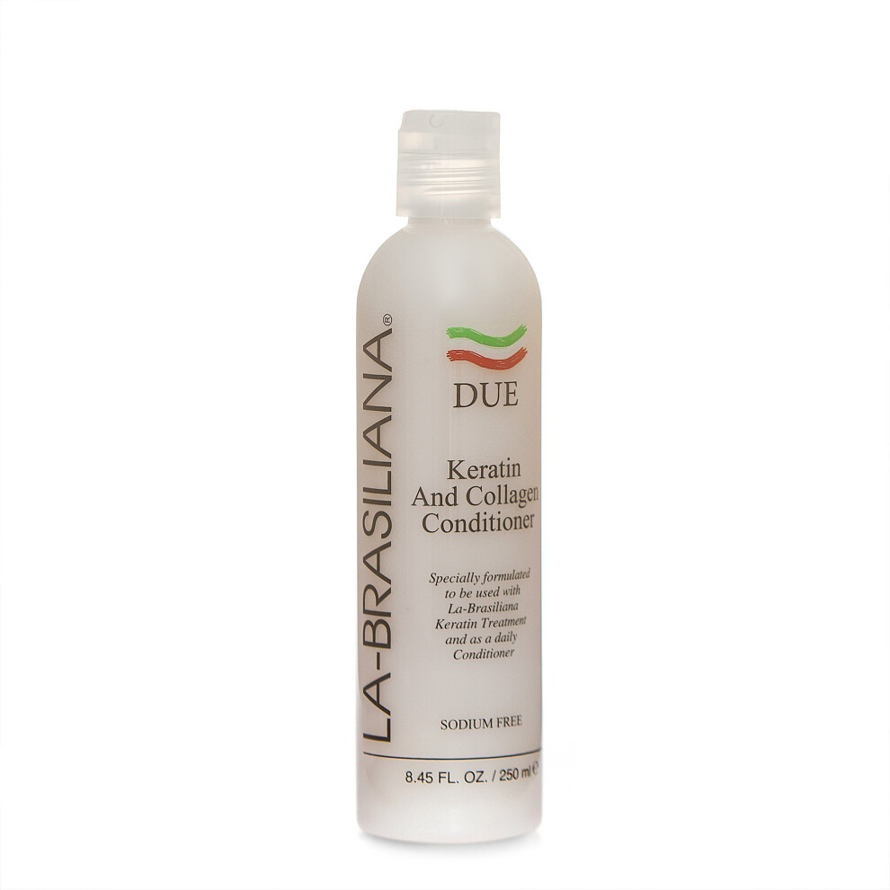 La-Brasiliana Due Keratin And Collagen Conditioner 8.45 Fl.oz.