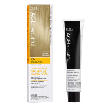 AGE mooie Permanente Haarverf Liqui Creme | 100% grijsdekking | Anti-aging haarkleuring | Biotine voor dikker, voller haar | Professionele salonkleur