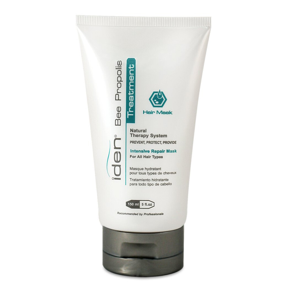 Iden Bee Propolis Treatment Hair Mask For Damaged Hair Fortifies Weakened Hair Deep Hydration 5 Fl.oz