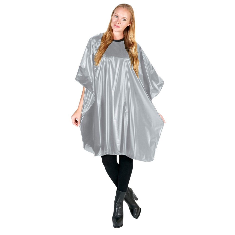 Betty Dain Jumbo Shampoo Cape Durable Waterproof Stain-Resistant Vinyl Oversized Dimensions Convenient Touch-And-Close Fastener Or Hook-On Closur