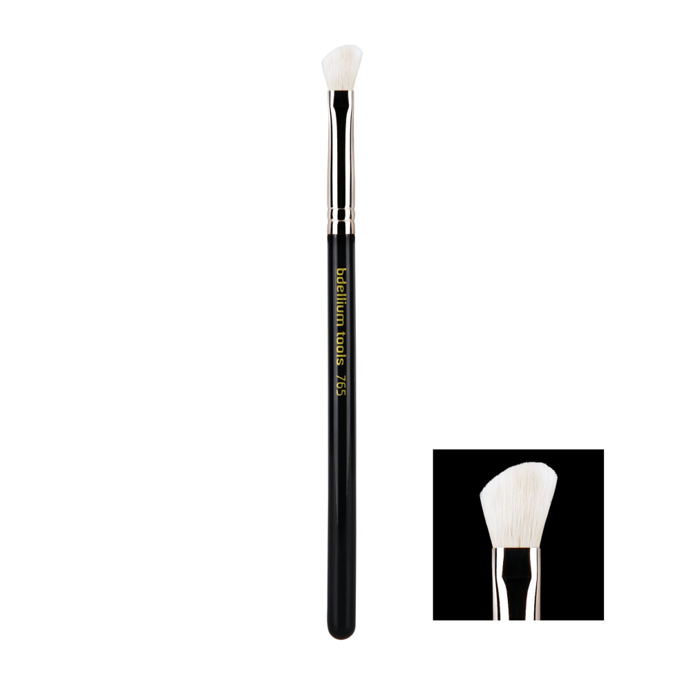 Bdelliumverktyg Bdellium Tools Professional Makeup Brush - Maestro Series 765 Small Angled Shader - With Soft Synthetic & Natural Mind Fibers For Applying Eyeshadow
