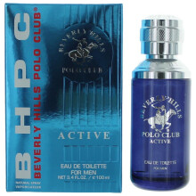 Beverly Hills Polo Club ACTIVE - Colonia para hombre con notas c   tricas - Fragancia fresca y deportiva - Eau de Toilette en spray 100 ml