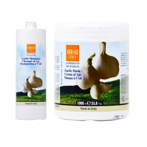 Ever Ego Vitlök Shampoo + Mask 1000ml / 33.8oz