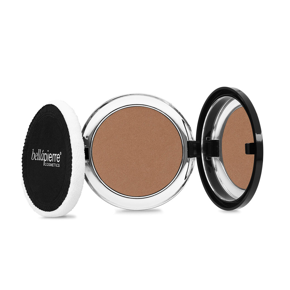 Bellapierre Compact Mineral Bronzer | Beautifully Warms For A Sun Kissed Glow | Infused With Nourishing Jojoba | Non-Toxic & Paraben Free Formula - St