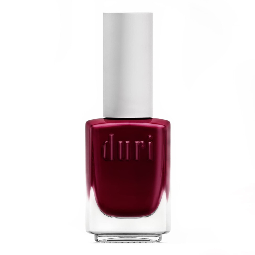 Duri Red Nail Polish 423 Cranberry Crush Burgundy Opaque Super Glossy 0.45 Fl Oz
