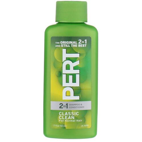 Pert Happy Medium 2 i 1 Shampoo Plus Conditioner 1,7 Fl Oz 1