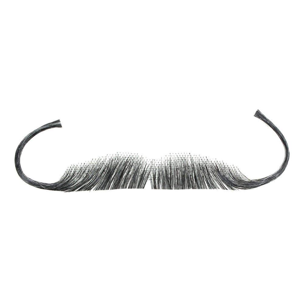 Moustache en cheveux humains HM Smallwares Aristocrat marron