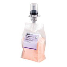 Rubbermaid Commercial Products Flex Moisturizing Lotion Hand Soap Refill 1300mL Light Floral Scent Green Seal Certified Compatible with RCP's Fle
