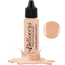 Belloccio's Professional Cosmetic Airbrush Makeup Foundation 1/2oz flaska: Blanc-L?tt med gula undertoner