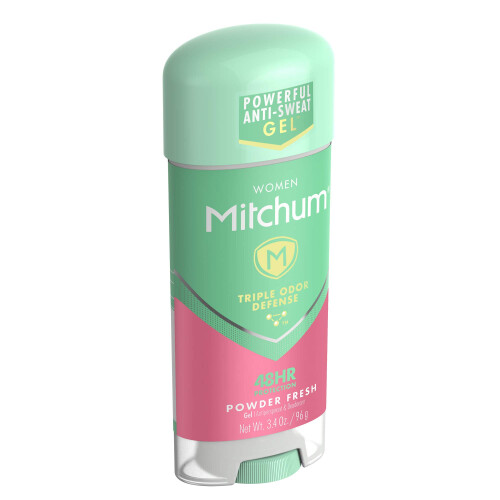 Mitchum Mitchum Γυναικών Αντιιδρωτικό Αποσμητικό Clear Gel Powder Fresh 3.40 oz (Συσκευασία 2 τεμ) 1