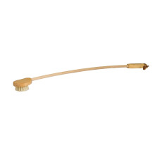 Redecker Natural Pig Bristle Back Scratcher Brush with Oiled Beechwood Handle 20-1/2-Inches