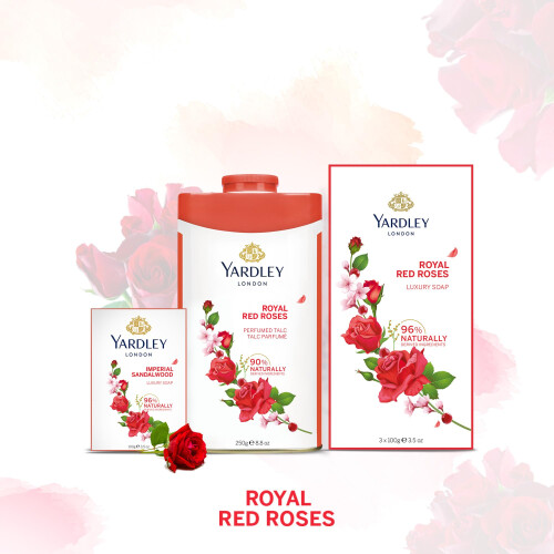 Yardley Yardley London parfumerede talkumroser 8,8 oz 250 g 2