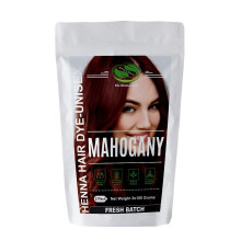 2 Packs of Mahogany Henna Hair & Beard Dye/Color - 100% Natural & Chemical Free - The Henna Guys