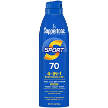 Coppertone Continuous Spf#70 Spray Sport 5.5 Ounce (162ml) (2 Pack)