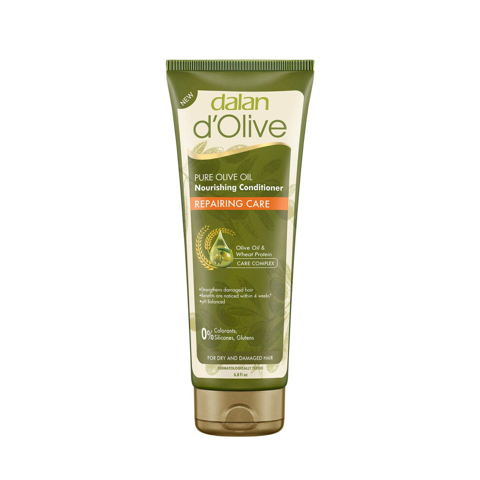 Photos - Hair Product Dalan 100 Pure Olive Oil Hair Conditioner Repair Care for Dry and Damaged Hair Preventing it from Forming Split Ends Paraben