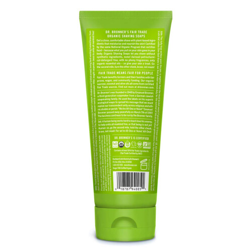 Dr Bronner's Dr Bronner Shaving Soap Lmngrss Lime 1