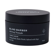 Blind Barber 90 Proof Haarpommade voor mannen - Sterke fixatie Natuurlijke afwerking - Matte pommade op waterbasis voor mannen met hop en tonkabo